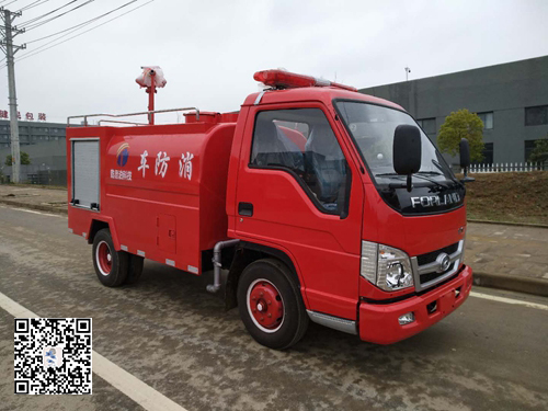 国五福田2吨小型消防车主要技术配置