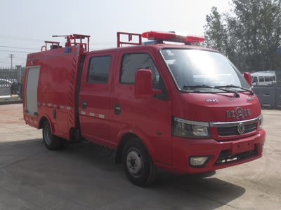 国六东风途逸双排1吨小型消防车